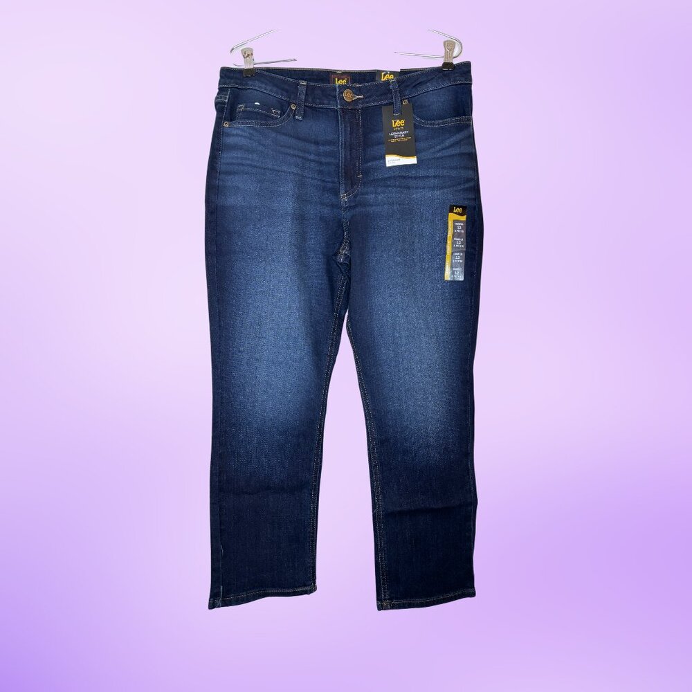 Mid Rise Legendary Regular Straight Jeans in Nightshade - Lee Jeans - Size 12